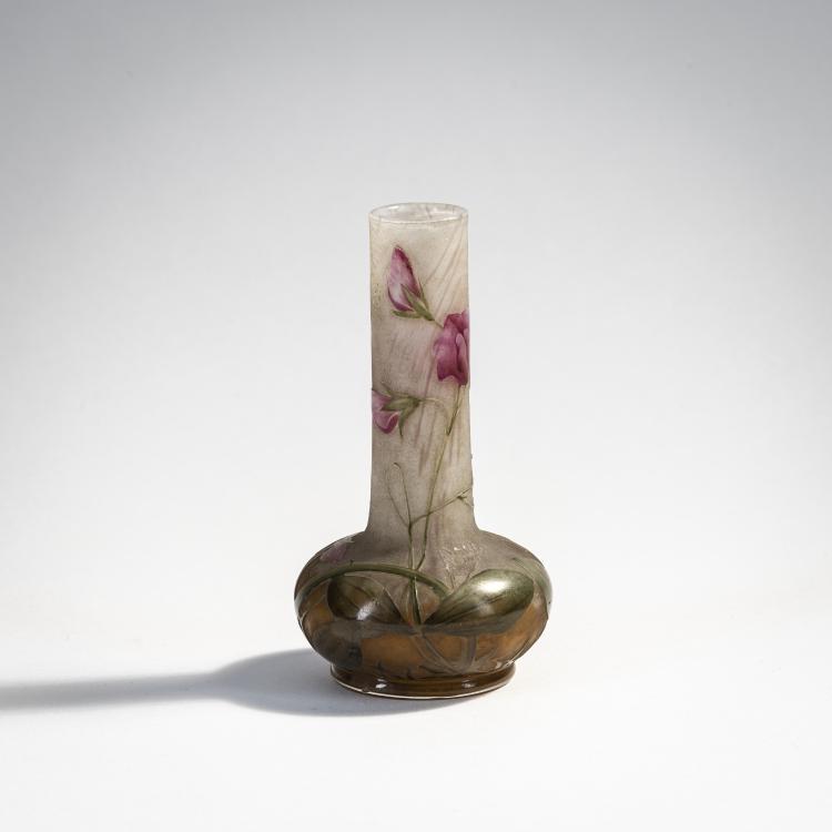 Hauptbild zu Objekt, Kleine Vase 'Pois de Senteur', 1910, Daum Fr&egrave;res, Nancy, 174A 72