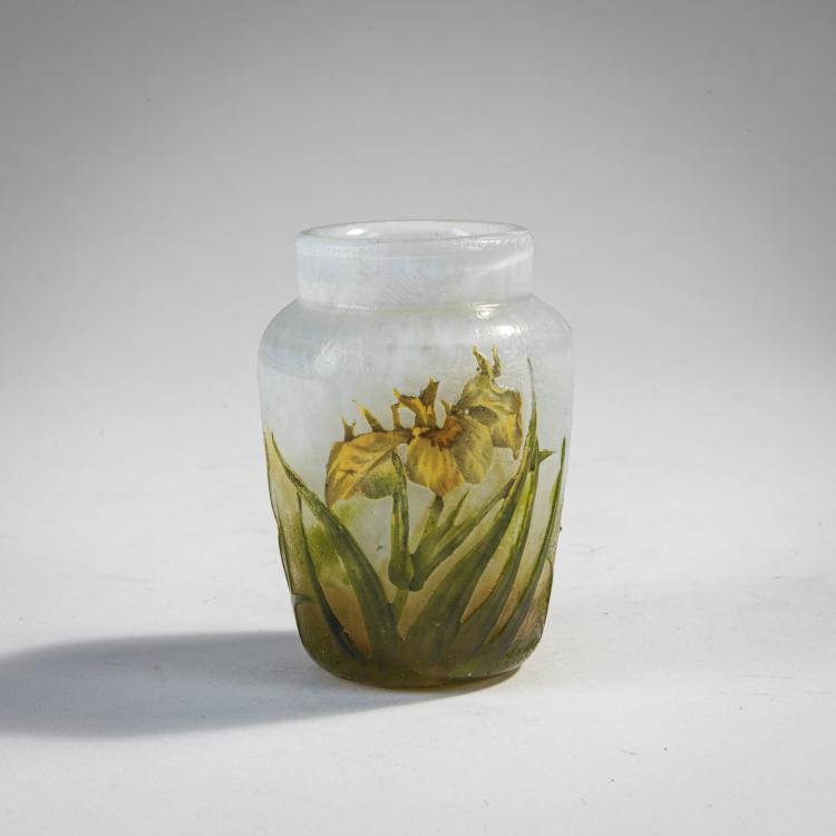 Hauptbild zu Objekt, Kleine Vase 'Iris', um 1910, Daum Fr&egrave;res, Nancy, 174A 83