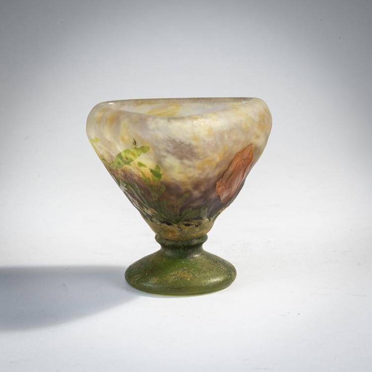 Bild 1 zu Objekt, Pokalvase 'Eschscholzia', um 1900, Daum Fr&egrave;res, Nancy, 174A 22