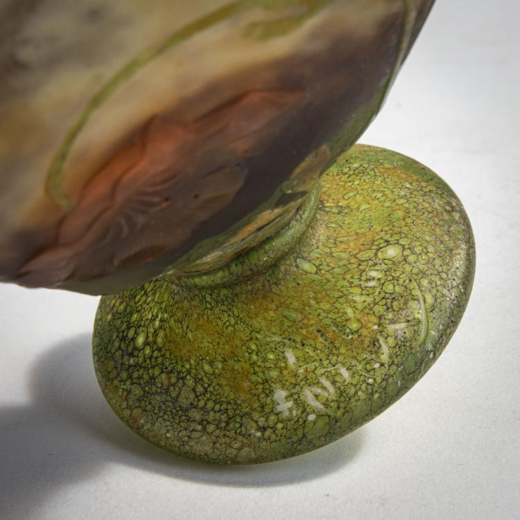 Bild 2 zu Objekt, Pokalvase 'Eschscholzia', um 1900, Daum Fr&egrave;res, Nancy, 174A 22