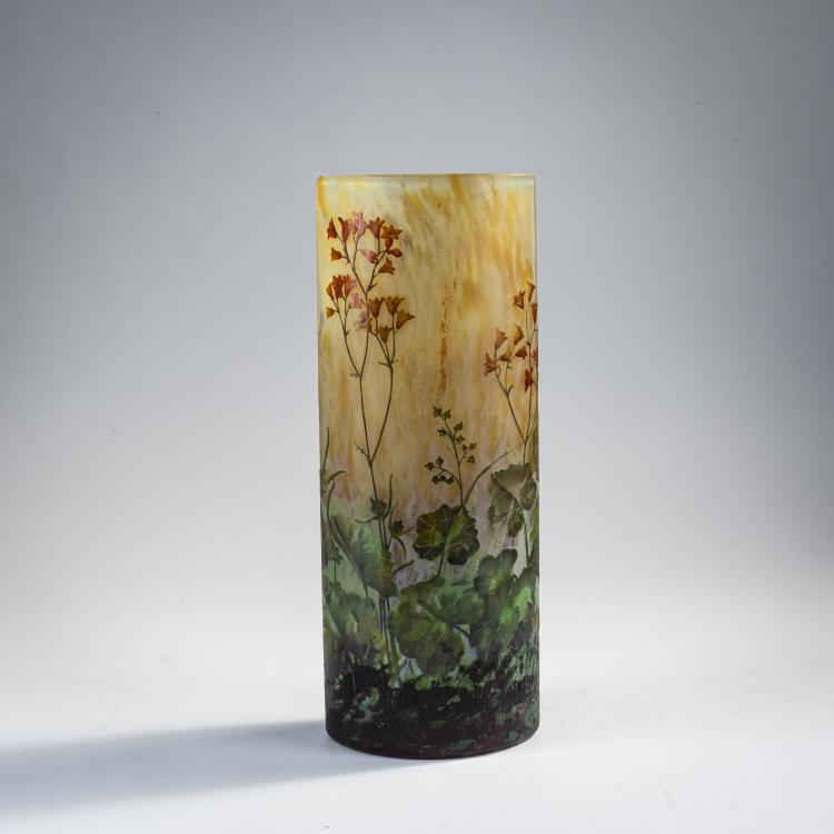 Hauptbild zu Objekt, Hohe Vase 'Bois gentil', 1906, Daum Fr&egrave;res, Nancy, 174A 61