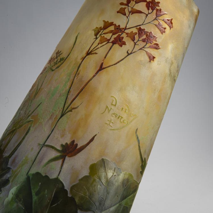 Bild 2 zu Objekt, Hohe Vase 'Bois gentil', 1906, Daum Fr&egrave;res, Nancy, 174A 61