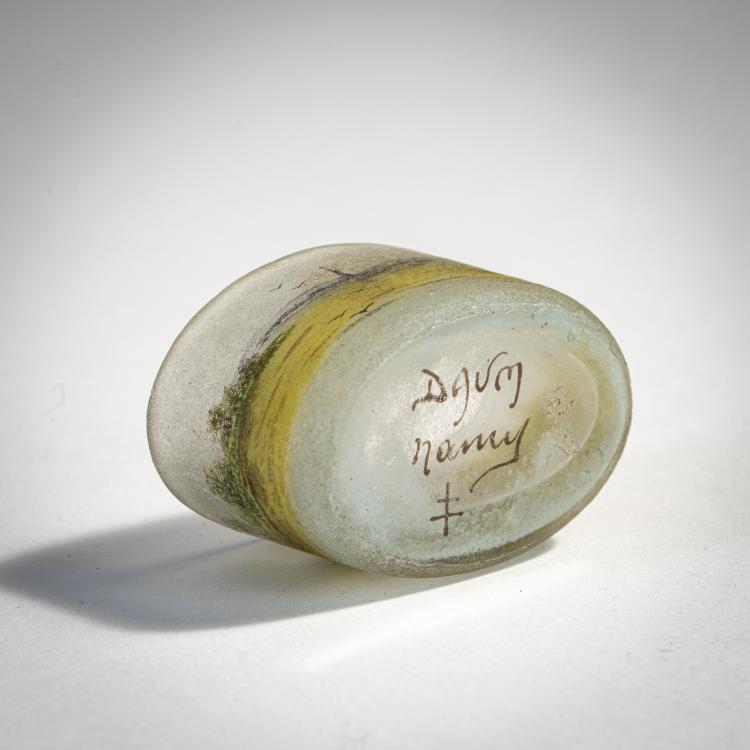 Bild 1 zu Objekt, Miniaturschale 'Paysage lacustre', um 1905, Daum Fr&egrave;res, Nancy, 174A 55