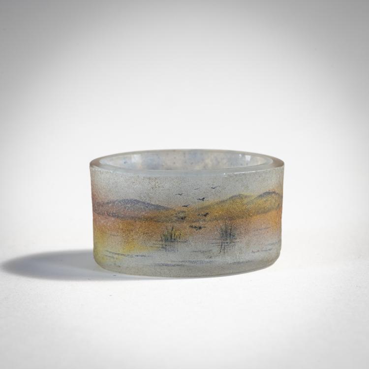 Bild 1 zu Objekt, Miniaturschale 'Nil', 1905, Daum Fr&egrave;res, Nancy, 174A 57