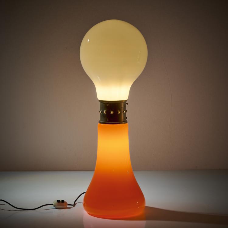 Bild 1 zu Objekt, 'Birillo media' floor light, 1960s, Carlo Nason, A. V. Mazzega, Murano, 173A 112