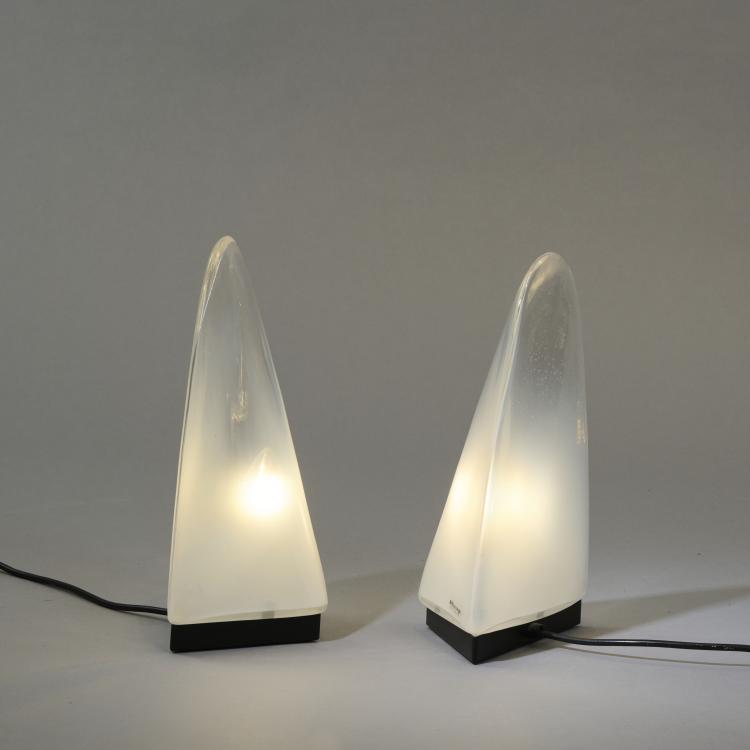 Bild 2 zu Objekt, Two table lights, 1960s, Carlo Nason, Mazzega, A.V., Murano, 173A 113