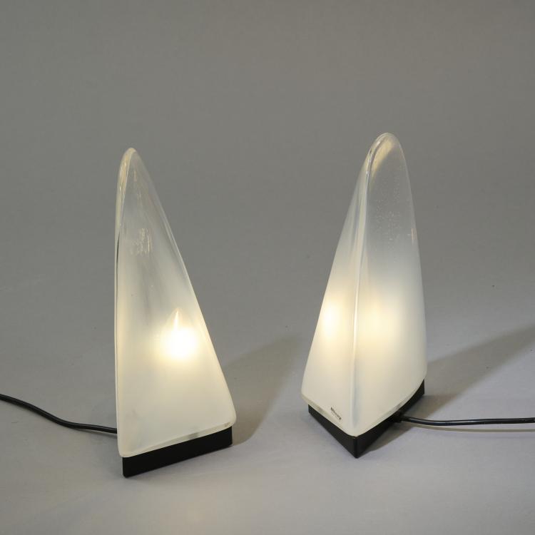 Bild 3 zu Objekt, Two table lights, 1960s, Carlo Nason, Mazzega, A.V., Murano, 173A 113