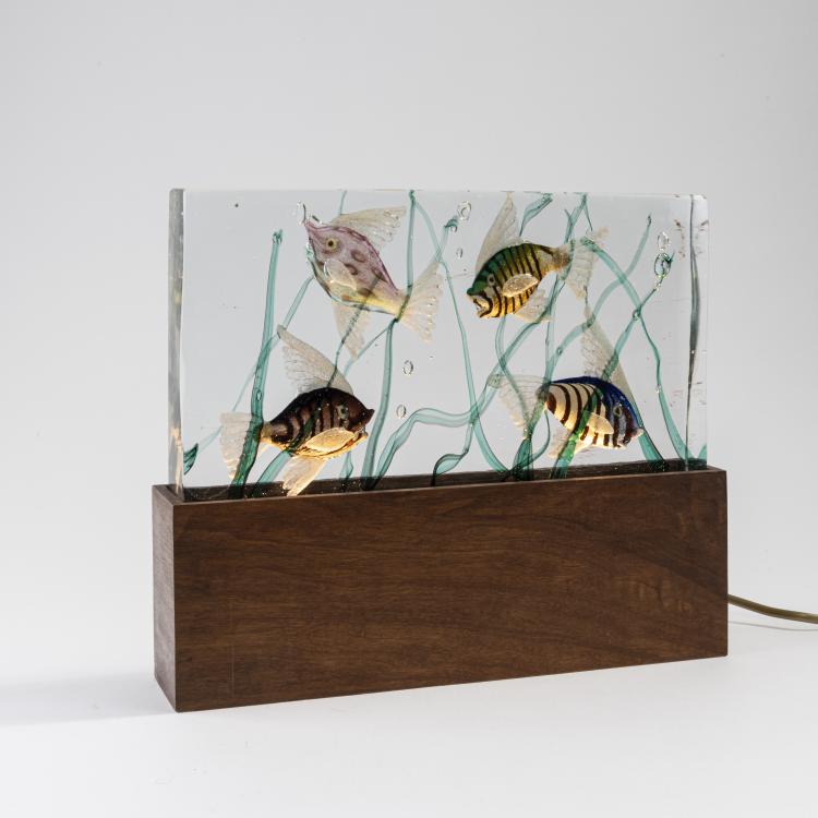 Bild 1 zu Objekt, Tischleuchte 'Aquarium', 1960er Jahre, Cenedese, Gino, Murano, 173C 740