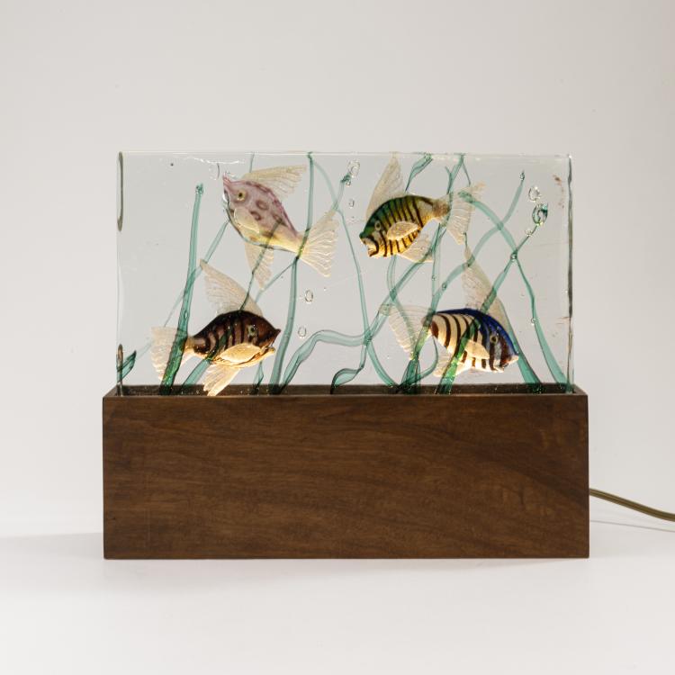 Bild 2 zu Objekt, Tischleuchte 'Aquarium', 1960er Jahre, Cenedese, Gino, Murano, 173C 740