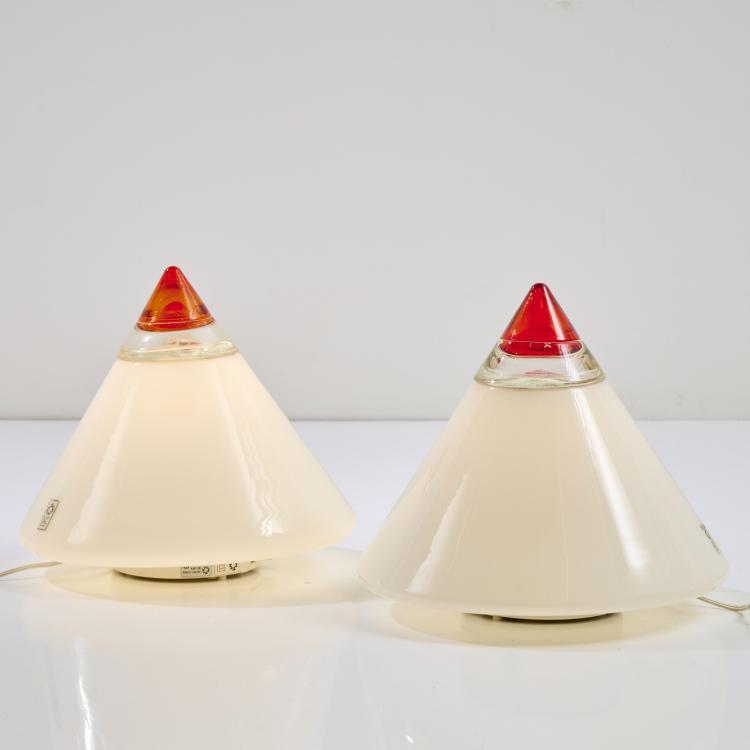 Bild 1 zu Objekt, Two 'Rio' table lights, 1960s, Giusto Toso, Leucos, Mailand, 173A 156