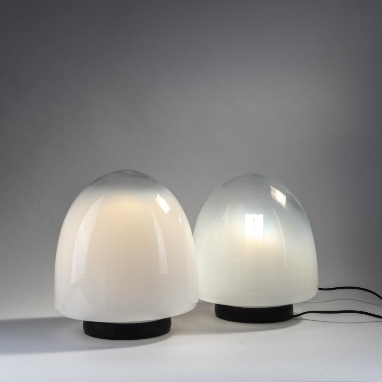 Bild 1 zu Objekt, Two 'Ebe' table lights, c. 1970, Giusto Toso, Leucos, Mailand, 173A 172