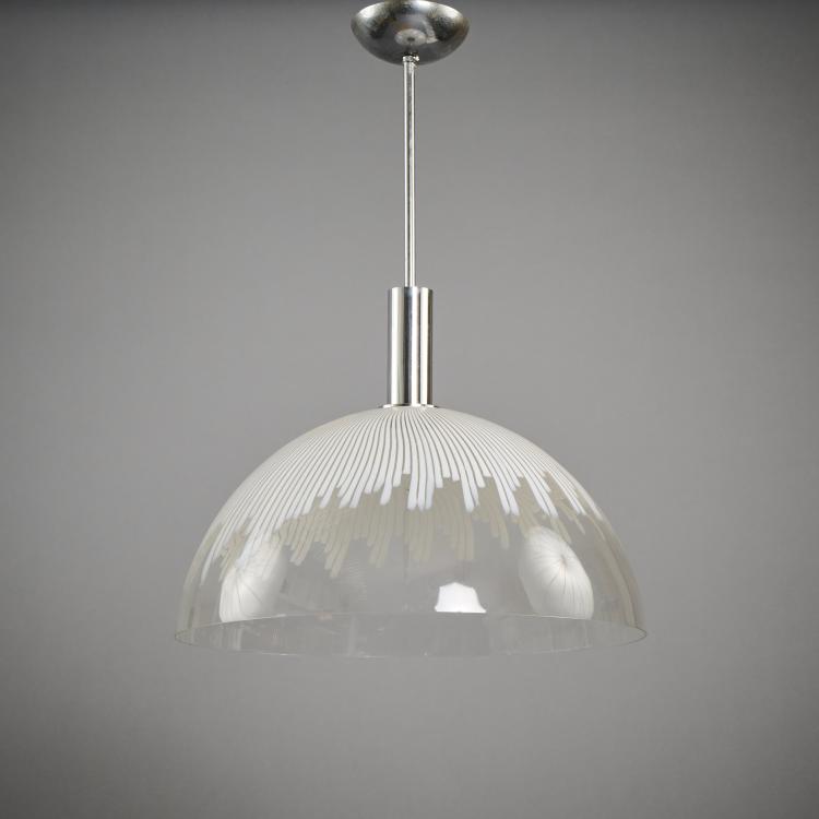 Hauptbild zu Objekt, 'Anemone' ceiling light, 1970s, Ludovico Diaz de Santillana, Venini & C., Murano, 173A 181