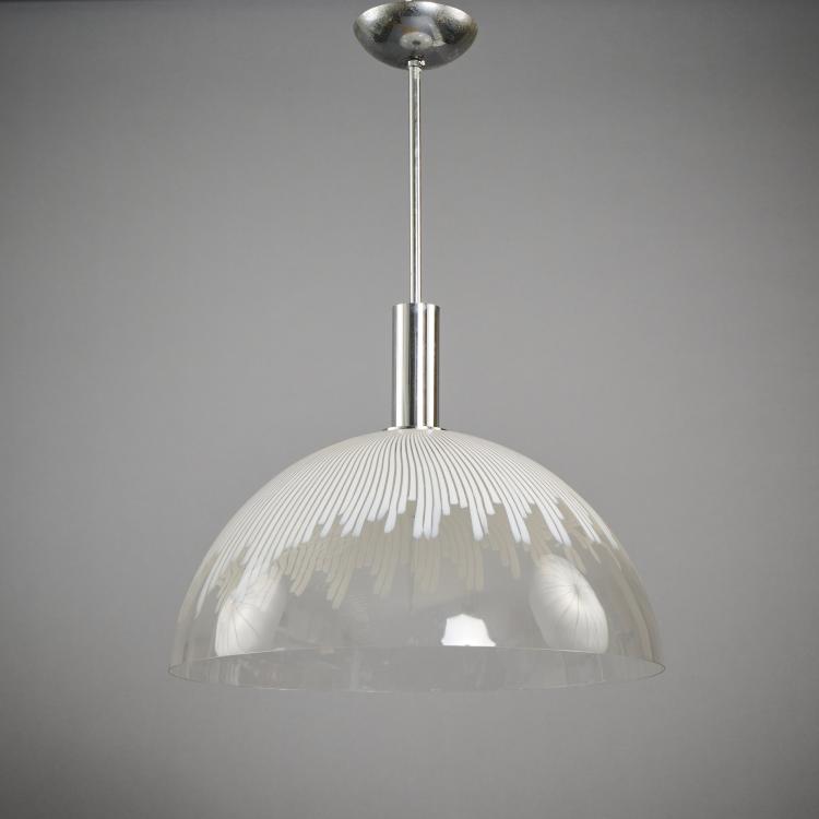 Bild 1 zu Objekt, 'Anemone' ceiling light, 1970s, Ludovico Diaz de Santillana, Venini & C., Murano, 173A 181
