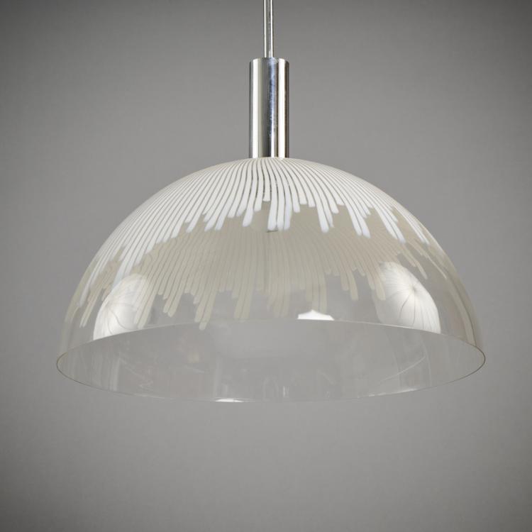 Bild 2 zu Objekt, 'Anemone' ceiling light, 1970s, Ludovico Diaz de Santillana, Venini & C., Murano, 173A 181