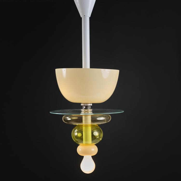 Bild 4 zu Objekt, Deckenleuchte 'Firenze', 1994, Ettore Sottsass, Venini & C., Murano, 173A 288