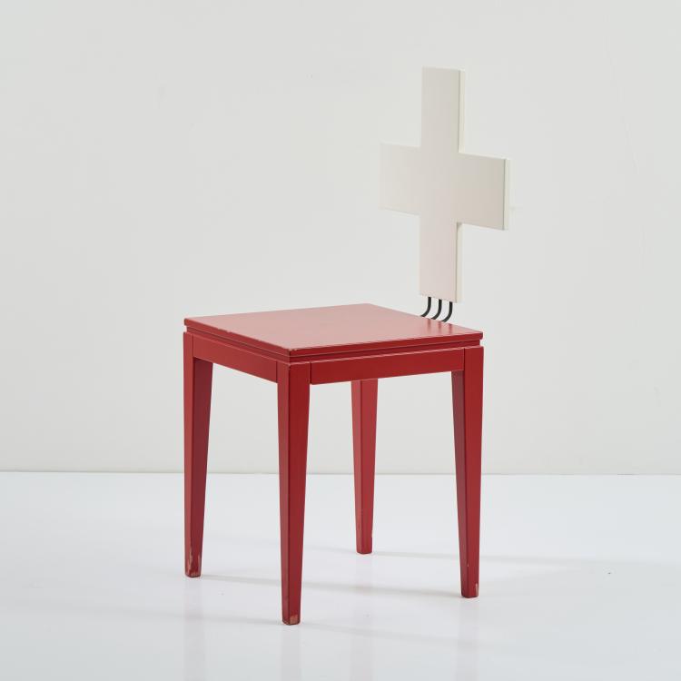 Hauptbild zu Objekt, Chair 'sCHwiiz', 1991, Reto Kaufmann, Horgen-Glarus AG, Glarus, 173B 546