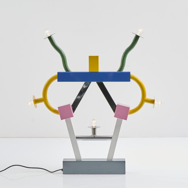 Hauptbild zu Objekt, Tischleuchte 'Ashoka', 1981, Ettore Sottsass, Memphis, Mailand, 173A 254
