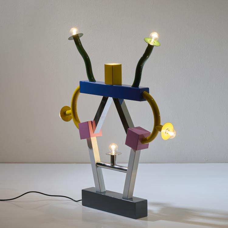 Bild 4 zu Objekt, Tischleuchte 'Ashoka', 1981, Ettore Sottsass, Memphis, Mailand, 173A 254