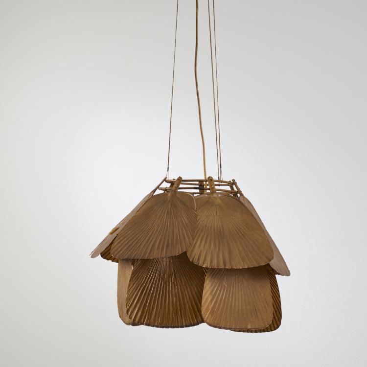 Bild 3 zu Objekt, Ceiling light 'Ju-Yon' from the 'Uchiwa' series, 1973, Ingo Maurer, Design M, Maurer, Ingo, M&uuml;nchen, 173B 349