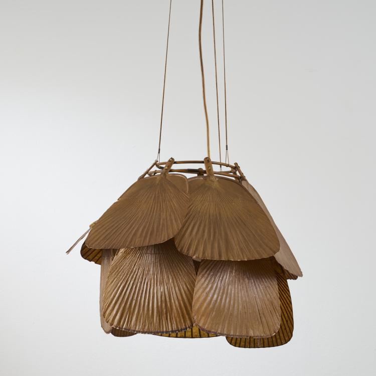 Bild 5 zu Objekt, Ceiling light 'Ju-Yon' from the 'Uchiwa' series, 1973, Ingo Maurer, Design M, Maurer, Ingo, M&uuml;nchen, 173B 349