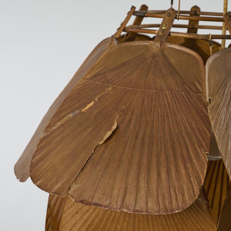 Bild 8 zu Objekt, Ceiling light 'Ju-Yon' from the 'Uchiwa' series, 1973, Ingo Maurer, Design M, Maurer, Ingo, M&uuml;nchen, 173B 349