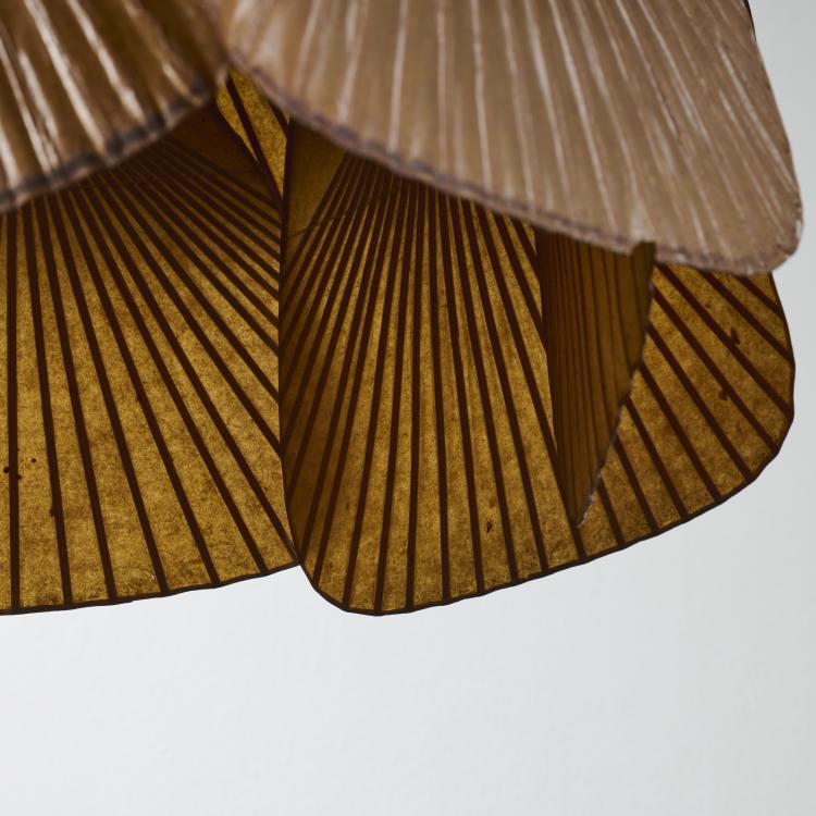 Bild 9 zu Objekt, Ceiling light 'Ju-Yon' from the 'Uchiwa' series, 1973, Ingo Maurer, Design M, Maurer, Ingo, M&uuml;nchen, 173B 349