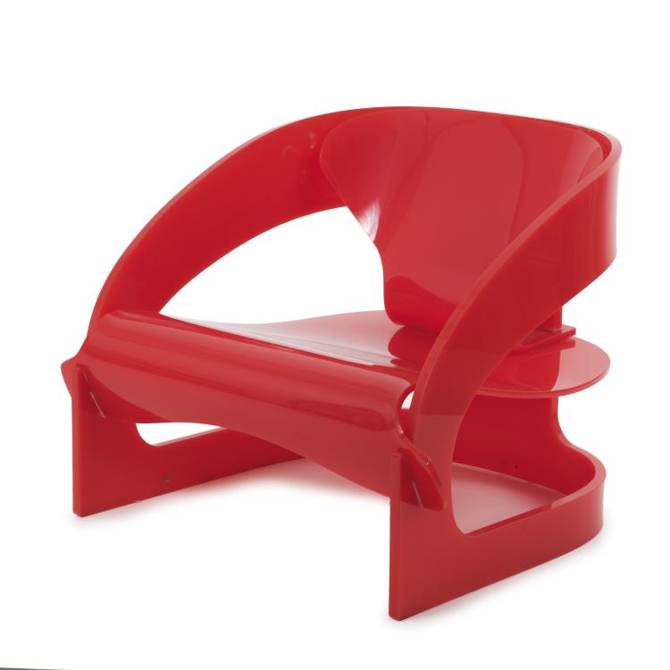 Hauptbild zu Objekt, '4801/5' easy chair, 1965, Joe Colombo, Kartell, Noviglio, 173A 140