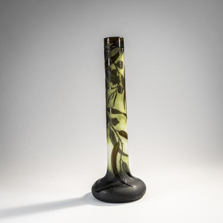 Hauptbild zu Objekt, Hohe Vase 'Eucalyptus', 1905-08, Gall&eacute;, Nancy, 174A 124