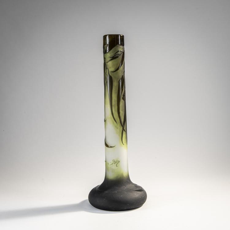 Bild 1 zu Objekt, Hohe Vase 'Eucalyptus', 1905-08, Gall&eacute;, Nancy, 174A 124