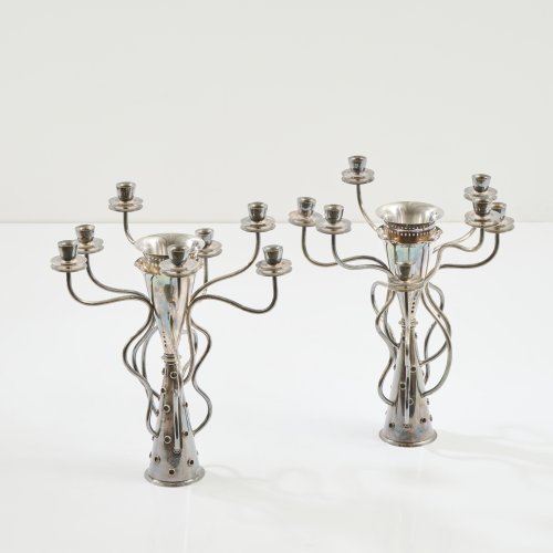 Two candlesticks 'Simon', 1988