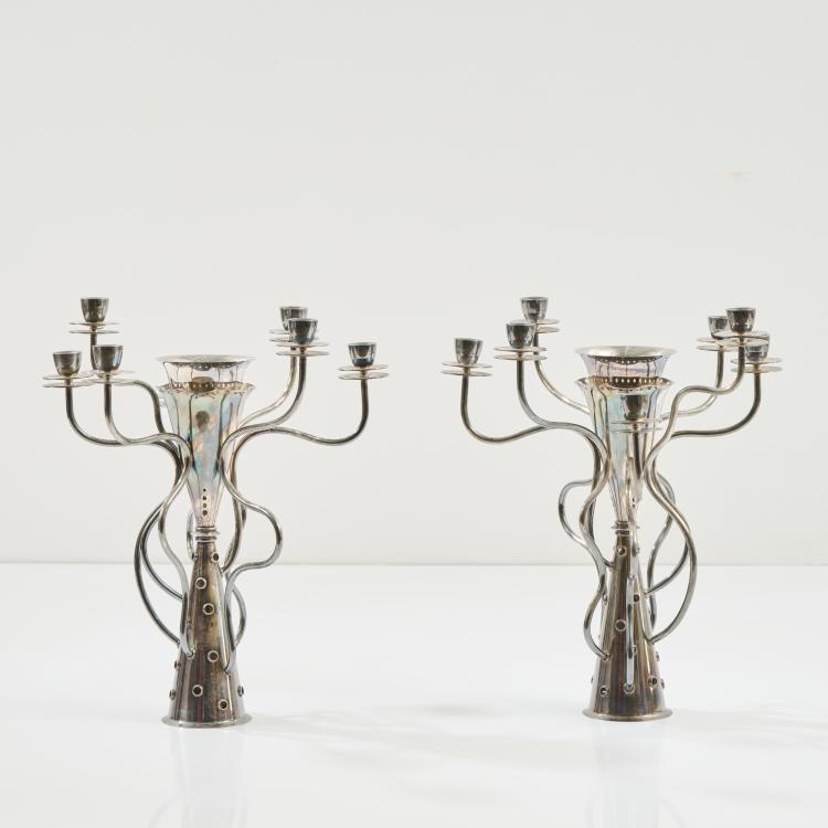Bild 1 zu Objekt, Two candlesticks 'Simon', 1988, Bořek &Scaron;&iacute;pek, Driade, Caorso, 173B 411