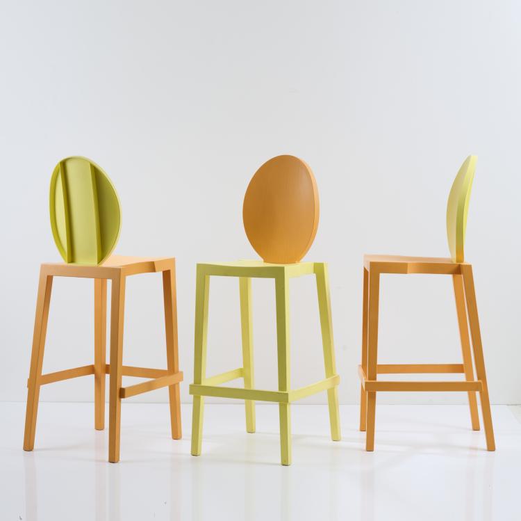 Bild 2 zu Objekt, Three 'Joa Sekoya' bar stools, c. 2014, Philippe Starck, Tog, Mailand, 173B 522