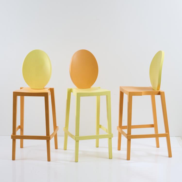 Bild 3 zu Objekt, Three 'Joa Sekoya' bar stools, c. 2014, Philippe Starck, Tog, Mailand, 173B 522