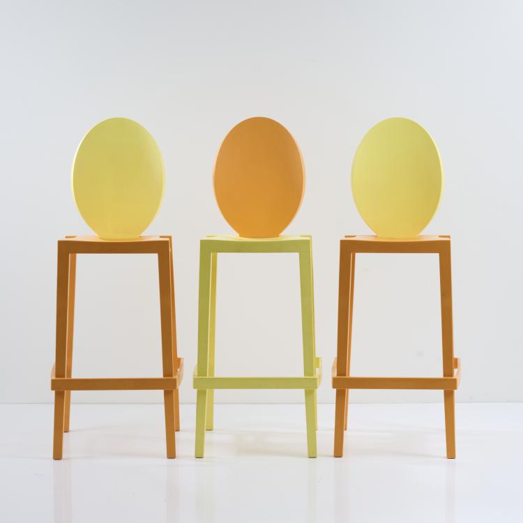 Bild 4 zu Objekt, Three 'Joa Sekoya' bar stools, c. 2014, Philippe Starck, Tog, Mailand, 173B 522