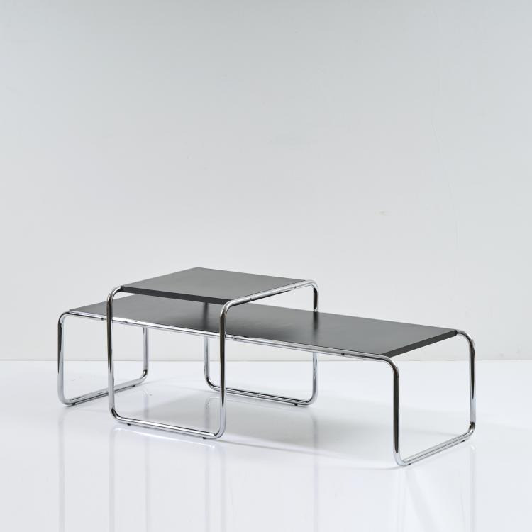 Bild 2 zu Objekt, Two 'B 9' side tables, 1925, Marcel Breuer, Gavina, Mailand, 173B 305