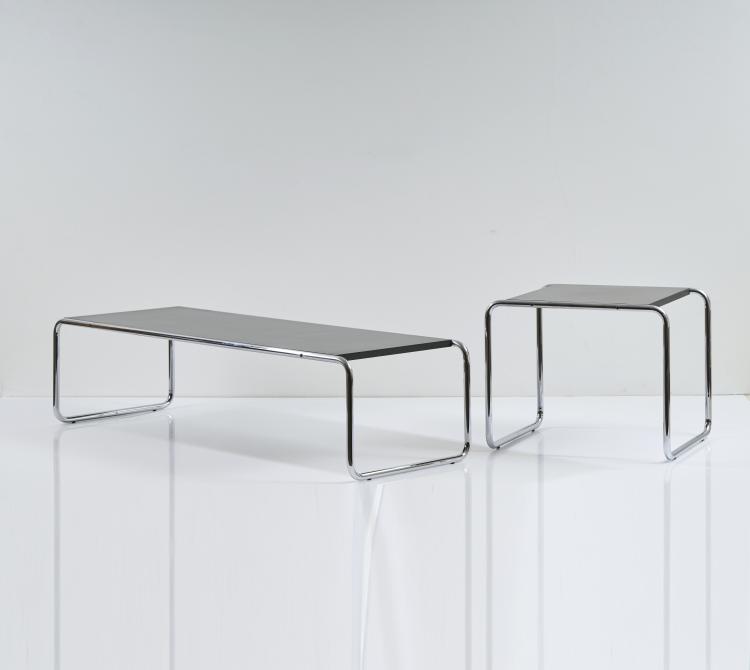 Bild 4 zu Objekt, Two 'B 9' side tables, 1925, Marcel Breuer, Gavina, Mailand, 173B 305
