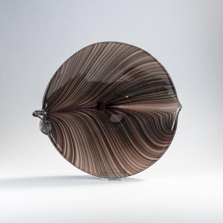 Bild 1 zu Objekt, 'Filigree tessuto' plate, 1938, Tyra Lundgren, Venini & C., Murano, 173C 604