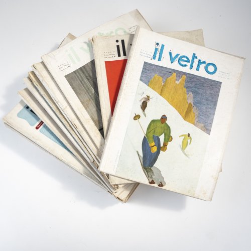 Mixed lot 'Il Vetro', Monthly magazine