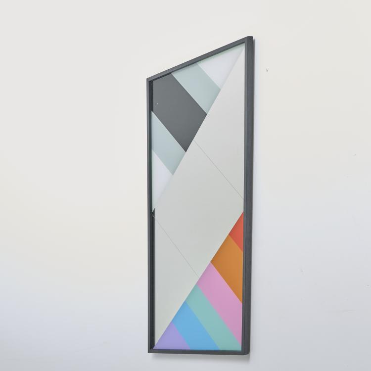 Bild 1 zu Objekt, Wall mirror, 1980s, Eugenio Carmi, Morphos Acerbis International Division, Bergamo, 173A 249
