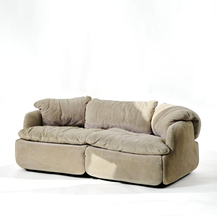 Hauptbild zu Objekt, 'Confidential' sofa, 1972, Alberto Rosselli, Saporiti, Mailand, 173A 197