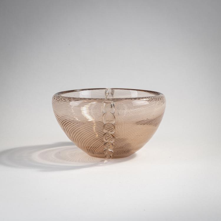 Bild 2 zu Objekt, Schale 'Mezza filigrana', um 1945, Flavio Poli (zugeschrieben), Seguso Vetri d'Arte, Murano (zugeschrieben), 173C 701
