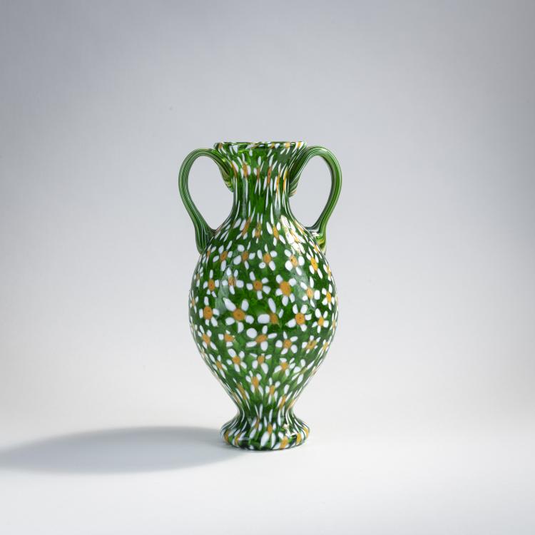 Hauptbild zu Objekt, Henkelvase, um 1905, Toso, Fratelli, Murano, 173C 726