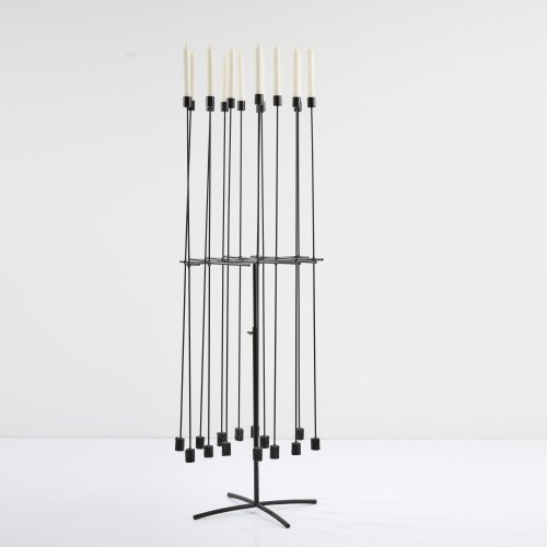 Kinetic candlestick 'Attrape-feux', c. 1984