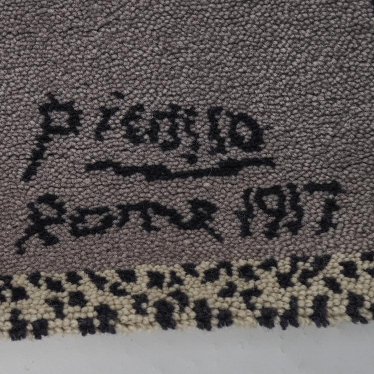 Bild 2 zu Objekt, Teppich 'Arlequin y mujer con collar', 1917/1994, Pablo Picasso (nach), Unland, Niederlande / The Netherlands, 173B 430