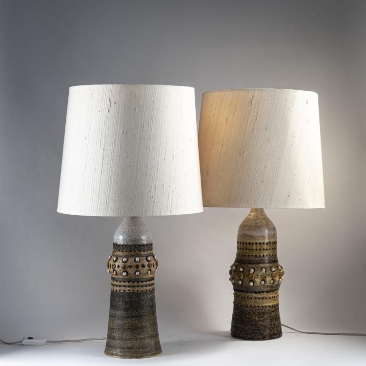 Hauptbild zu Objekt, Two table lights, 1970s, Georges Pelletier, Pelletier, Georges, 173B 506
