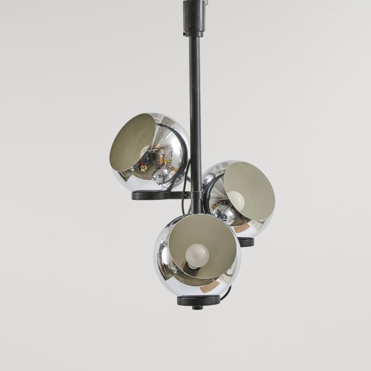 Bild 1 zu Objekt, Three ceiling lights, c. 1970, Etienne Fermigier (attributed), Frankreich / France, 173B 504