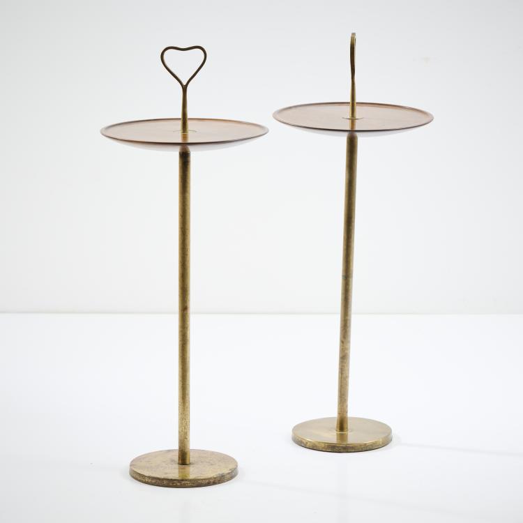 Bild 1 zu Objekt, Zwei Beistelltischchen, 1950er Jahre, Paolo Buffa (zugeschrieben),Antonio Cassi (zugeschrieben), Italien / Italy, 173A 20