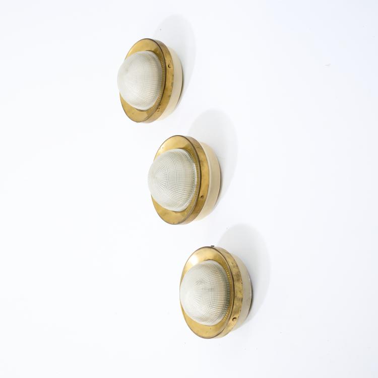 Bild 2 zu Objekt, Drei Deckenleuchten, um 1959, Stilnovo, Mailand, 173A 55