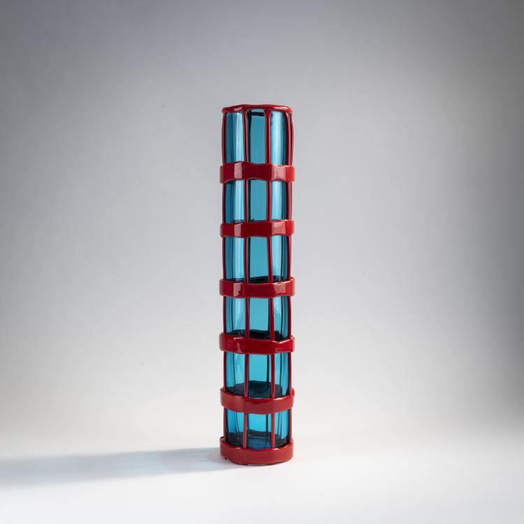 Hauptbild zu Objekt, 'Cestino' vase, 1989, Fulvio Bianconi, Venini & C., Murano, 173C 642