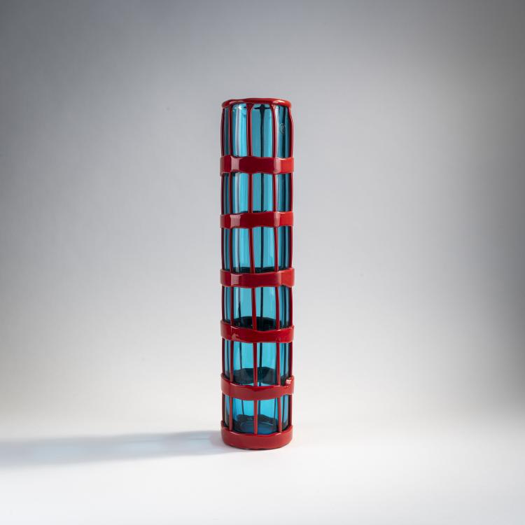 Bild 1 zu Objekt, 'Cestino' vase, 1989, Fulvio Bianconi, Venini & C., Murano, 173C 642